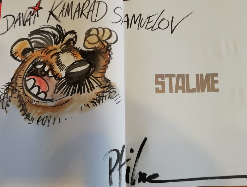 Dédicace de Ptiluc sur Staline - Sketch