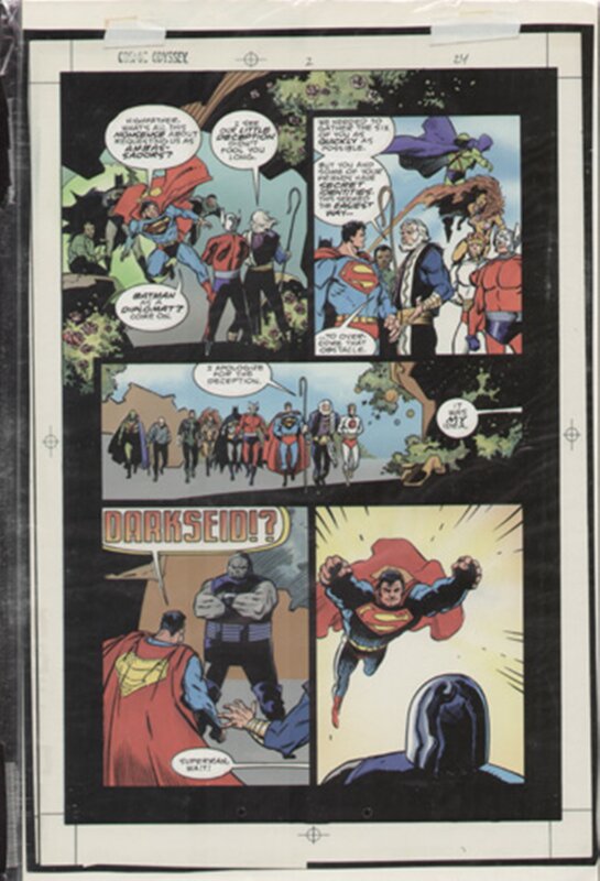 For sale - Mike Mignola, Graig RUSSELL, Superman  Cosmic Odyssey - Comic Strip
