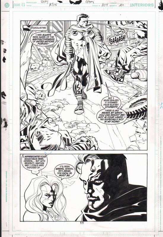 Pasqual Ferry, Cam Smith, Action Comics #804, pag.11 - Planche originale