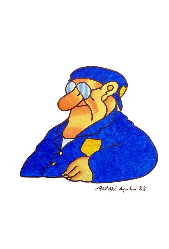 CIPPUTI by Francesco Tullio Altan - Original Illustration