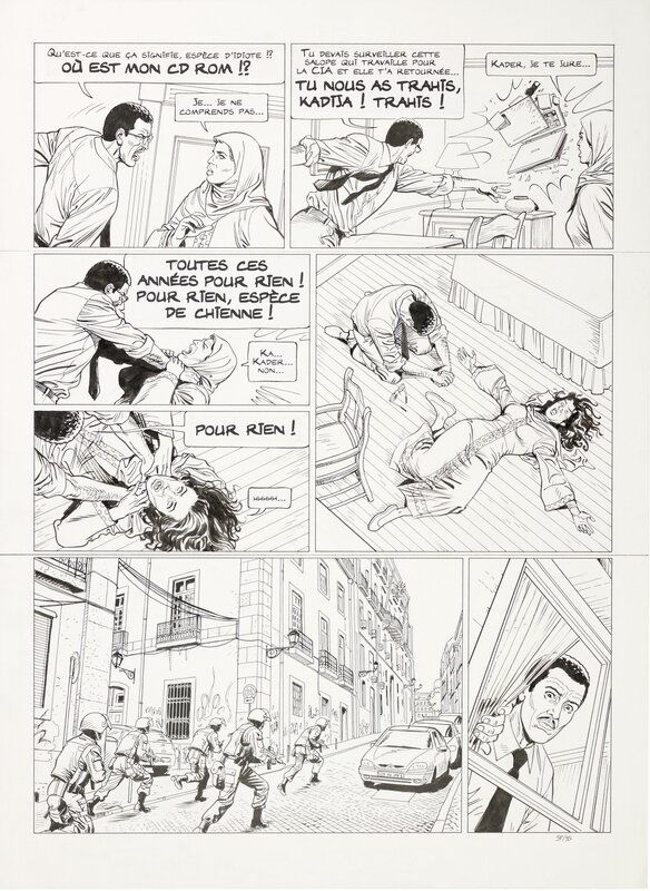 Philippe Aymond, Lady S. - Salade portugaise - T6 p.35 - Planche originale