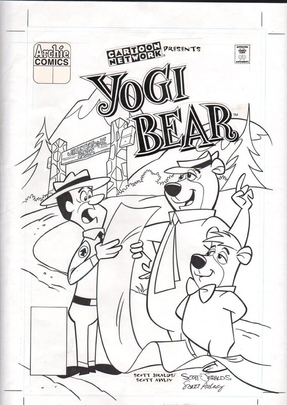 En vente - Yogi BEAR # 1 par Scott Jeralds, Scott AWLEY - Couverture originale