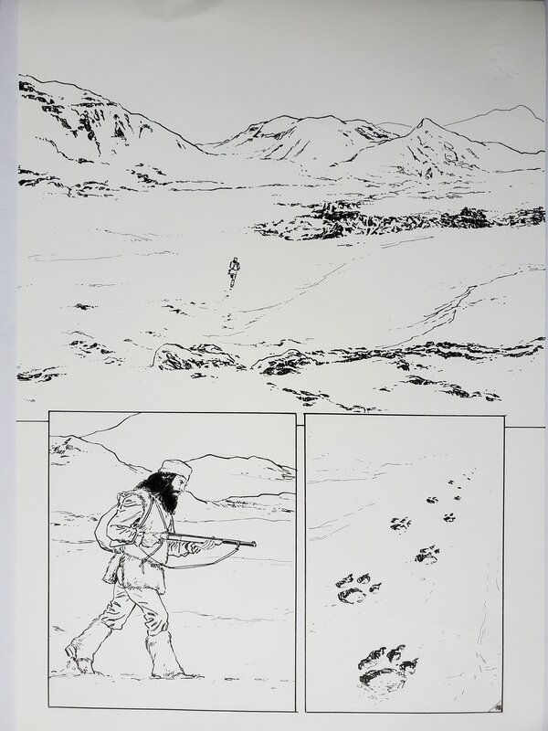 Luca Raimondo, LE TEMPS DES LOUPS T3 LES CHASSEURS - Planche originale