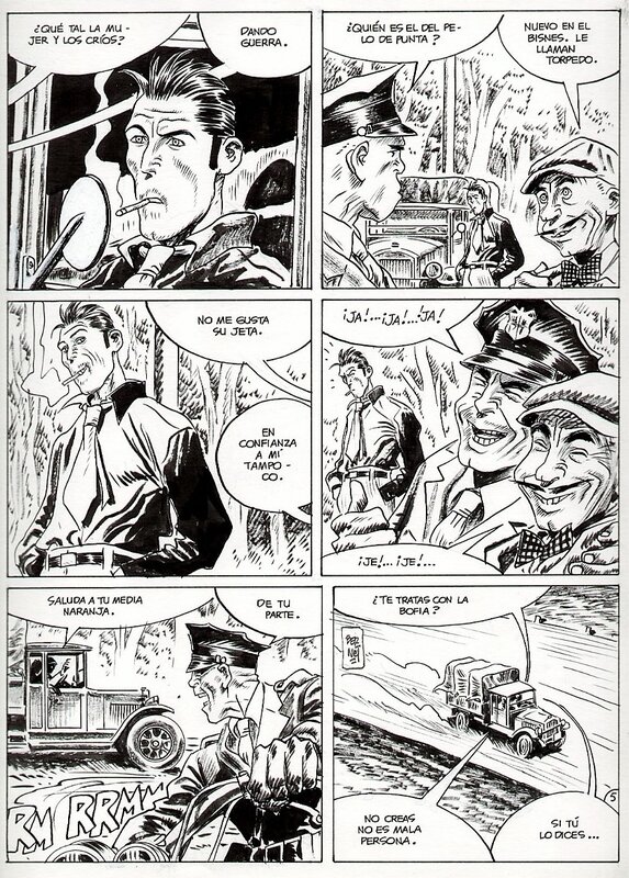 Torpedo par Jordi Bernet, Enrique Abuli - Planche originale