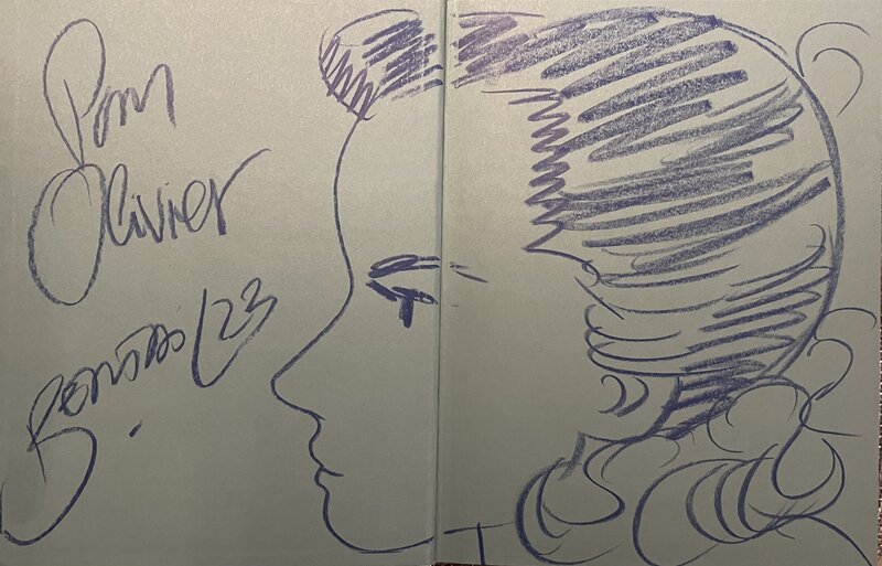 Dédicace de Bertail sur Madeleine 2 - Dédicace