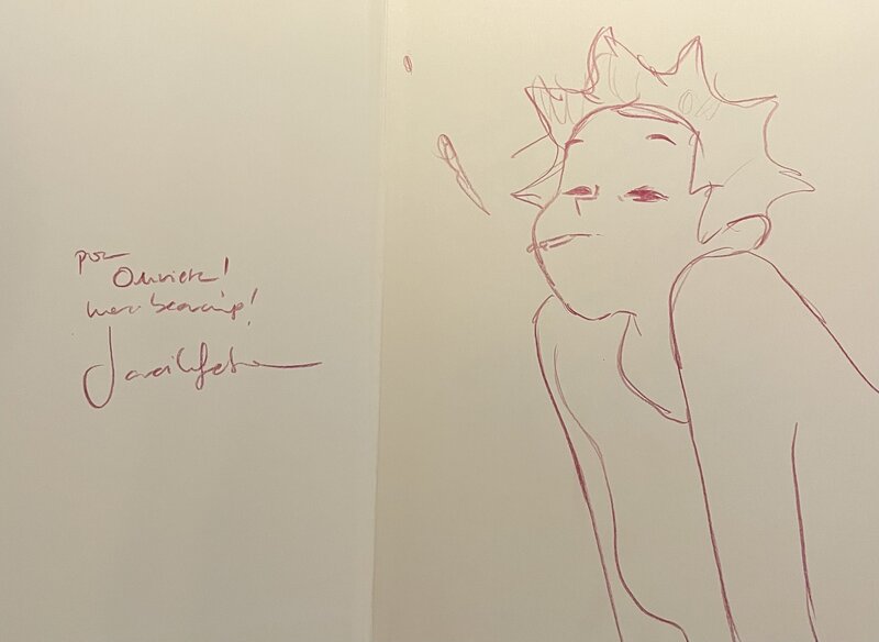 Dédicace de Jordi Lafebre - Sketch