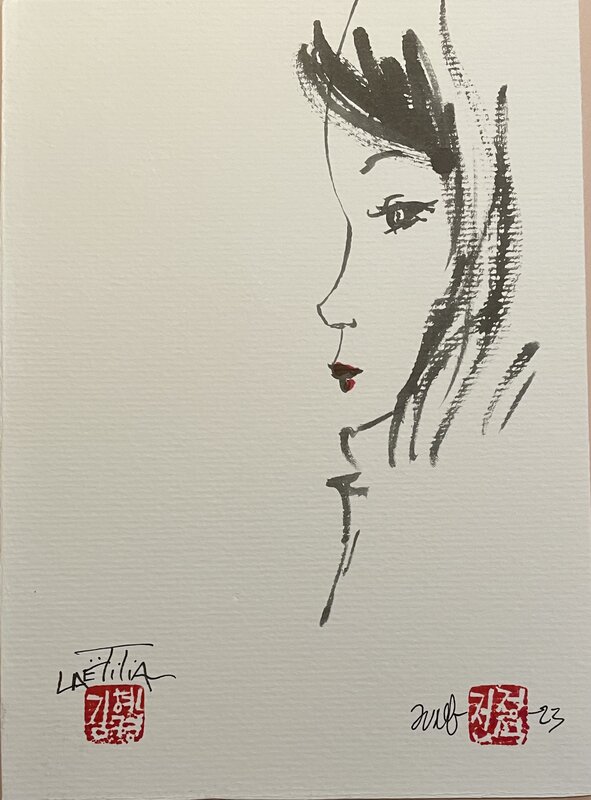 Dessin de Jung - Dédicace