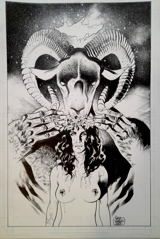 Rafael Vargas, Sabbat/Sabbath/Pin up/ sorcières - Original Illustration