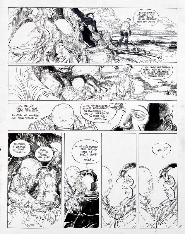 Boucq - Face de Lune - tome 2, planche 15. - Planche originale