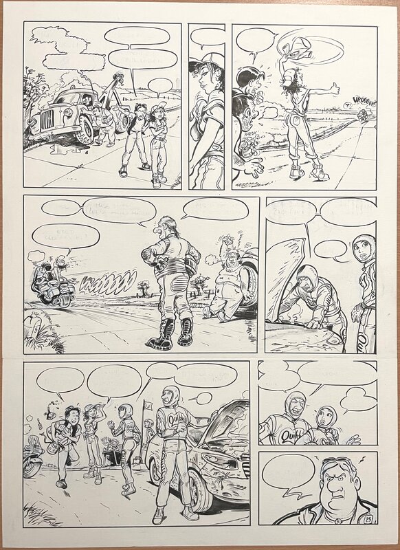 Bosschaert - Sam Page - Planche originale