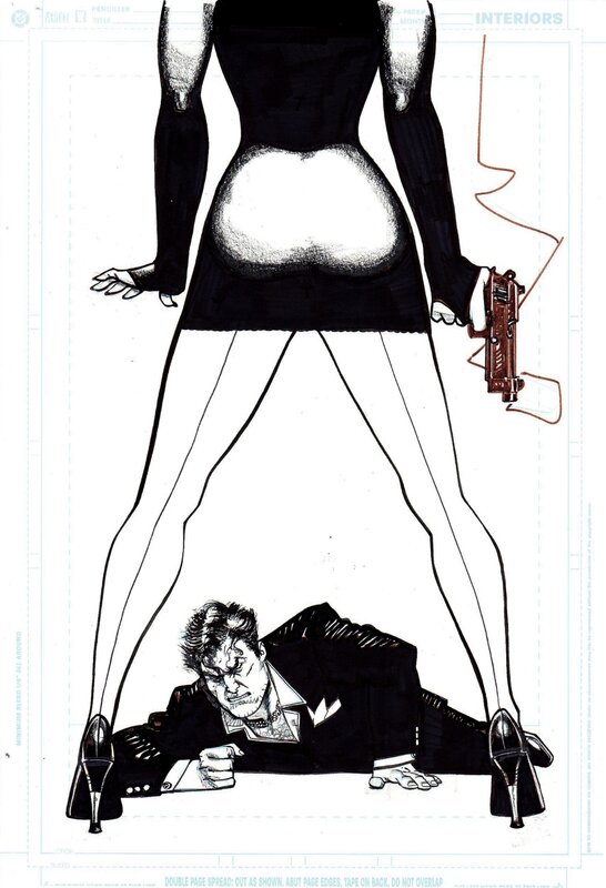 Howard Chaykin, Bang! Tango #6 Cover (2009) Original Art - Couverture originale