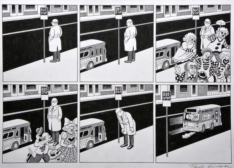 Paul Kirchner, How many clowns ... The Bus 2 - Planche originale