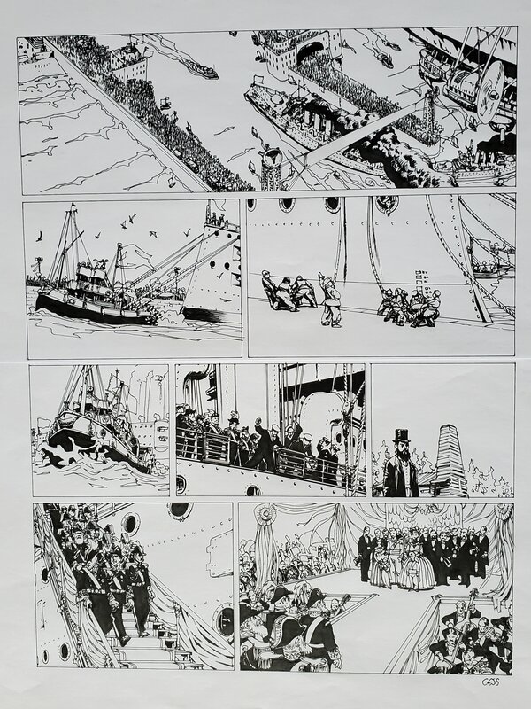 Gess, JOUR J T7 VIVE L'EMPEREUR ! - Planche originale