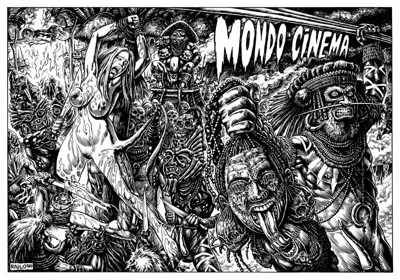 Cover Mondo Cinéma par Raúlo Cáceres - Couverture originale