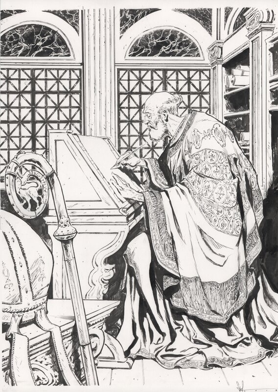 Léon par Stefano Carloni - Planche originale