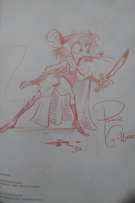 Donjon monsters 14 by Bastien Quignon, Lewis Trondheim, Joann Sfar - Sketch