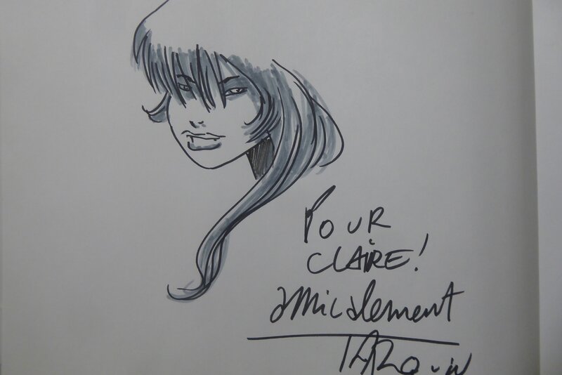Dedicace by Didier Tarquin - Sketch