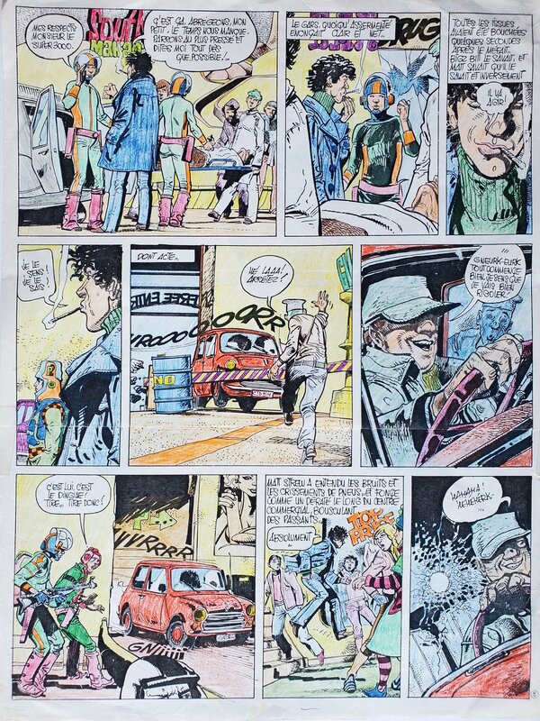 Franz, MATT STREW, FLIC DU FUTUR - Mise en couleur