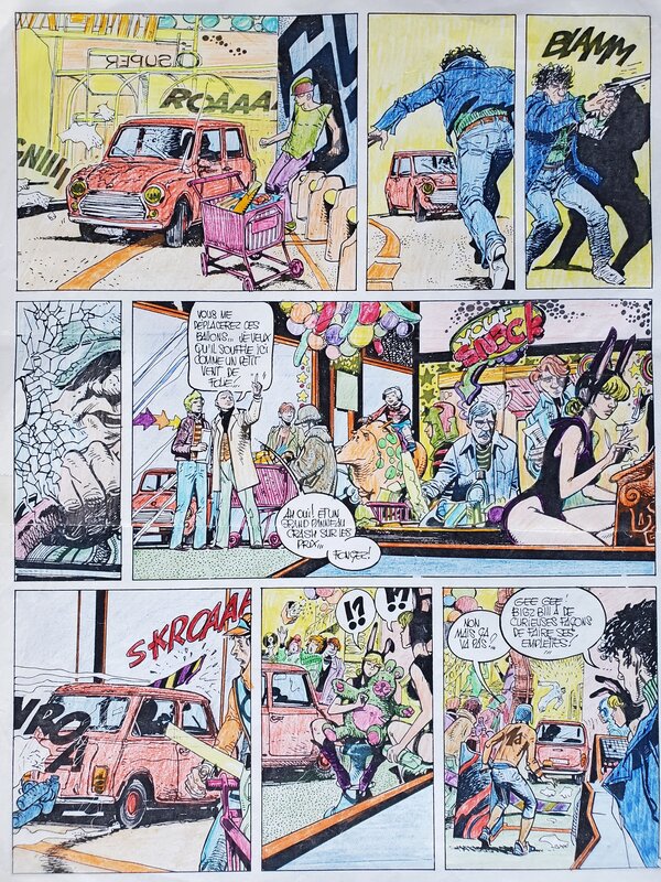 Franz, MATT STREW, FLIC DU FUTUR - Mise en couleur