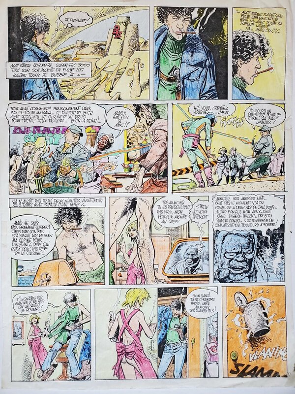 Franz, MATT STREW, FLIC DU FUTUR - Mise en couleur