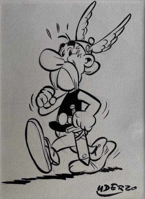 Asterix le Gaulois by Albert Uderzo - Original Illustration