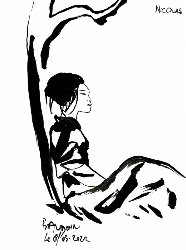 Carnet Chinois by Edmond Baudoin - Sketch