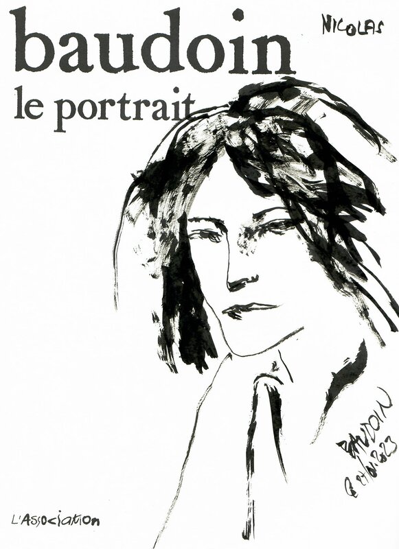 Le Portrait par Edmond Baudoin - Dédicace