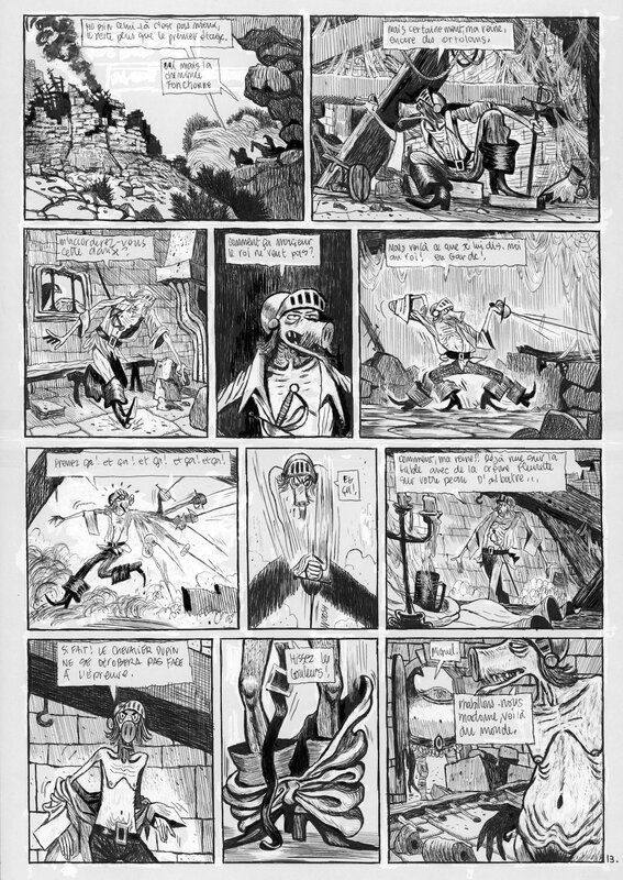 Christophe Gaultier - Donjon Potron-Minet -83 Page 15 - Planche originale