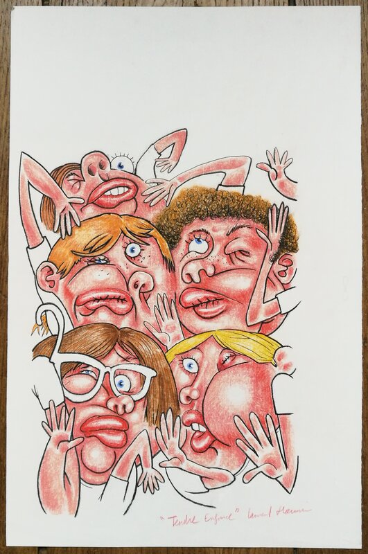 En vente - Laurent Houssin, Couverture originale de 