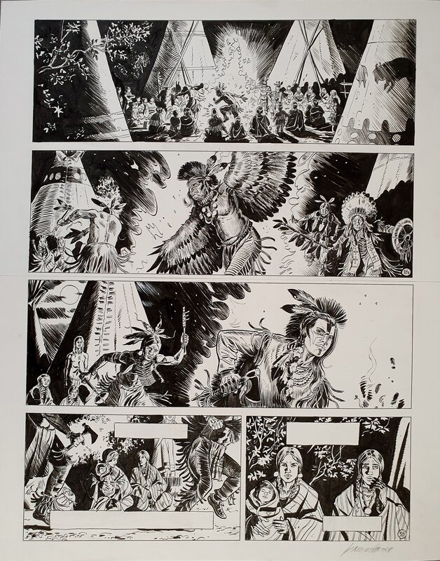 Lamontagne Jacques Wild West Tome 2 planche 37 - Comic Strip