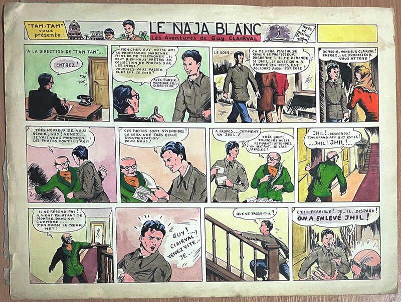 Macherot - Guy Clairval page - Comic Strip