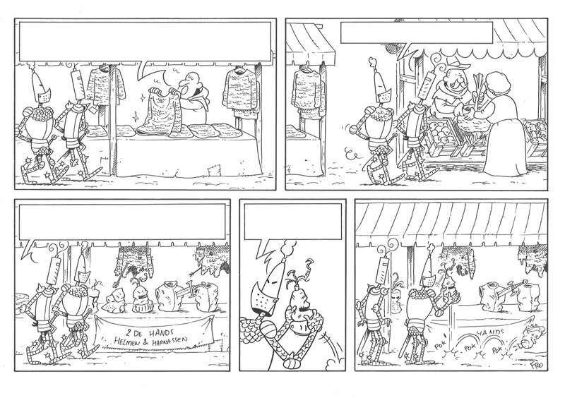 De Ridder par Frodo De Decker - Planche originale