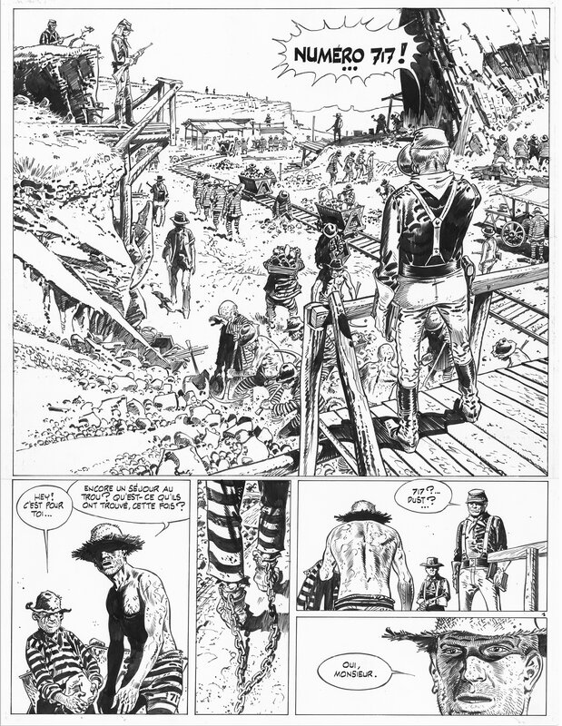 Hermann - Comanche - tome 5, planche 1 - Planche originale