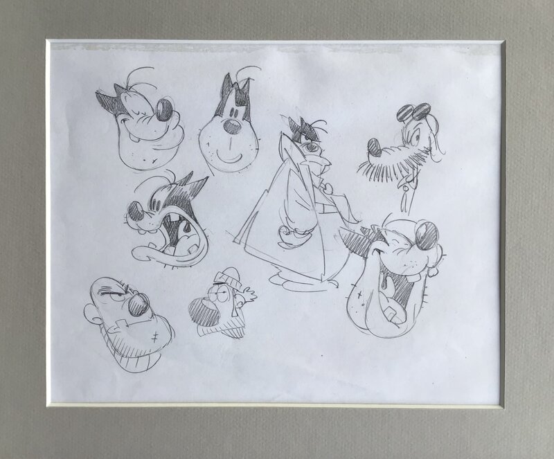 Giorgio Cavazzano, Walt Disney, Ub Iwerks, Floyd Gottfredson, La bande à Pat Hibulaire / Peg-Leg Pete / Pietro Gambadilegno - Original art