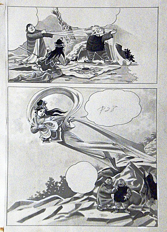 Chinrai Chan p28 par Jiro Ota - Planche originale