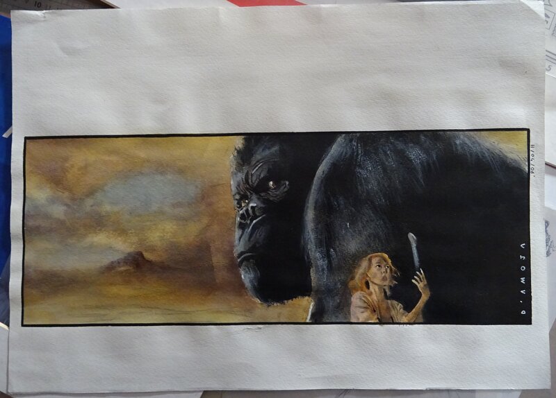 For sale - King-Kong by Giandomenico D'Amoja - Original Illustration