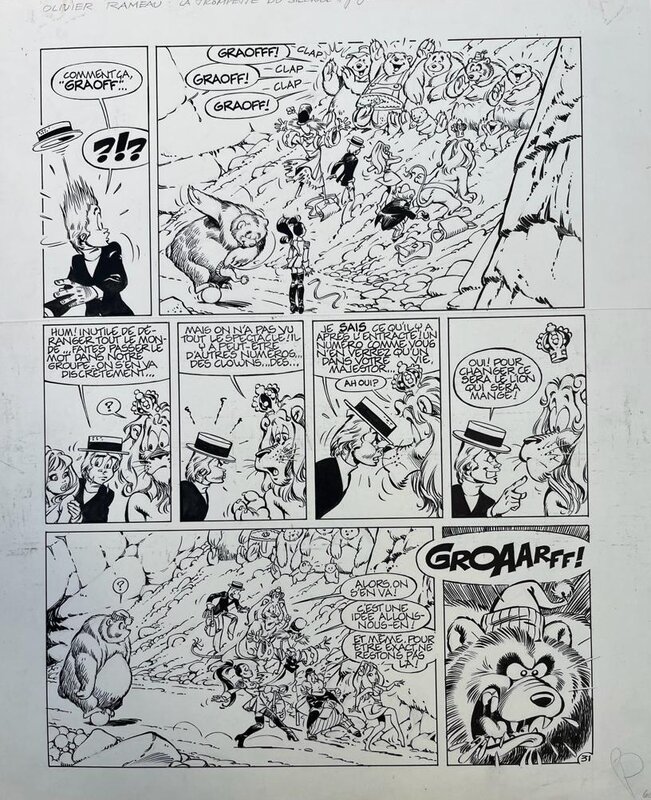 Dany, Greg, Olivier Rameau la trompette du silence - Comic Strip