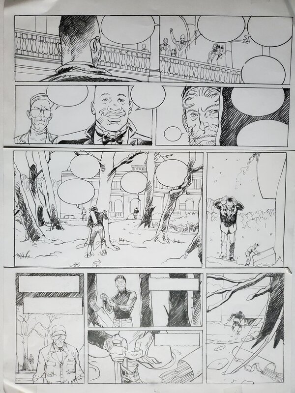 Laurent Hirn, LE POUVOIR DES INNOCENTS T5 SERGENT LOGAN - Planche originale