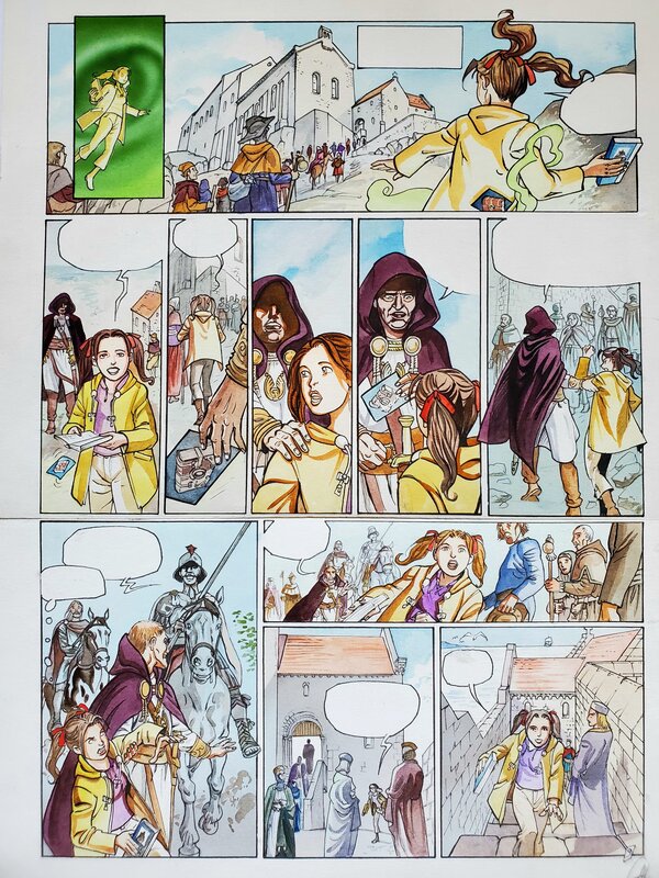 Christophe Carmona, LES AVENTURES D'ALINE T3 LES GARDIENS DU MONT SAINT-MICHEL couleur directe - Comic Strip