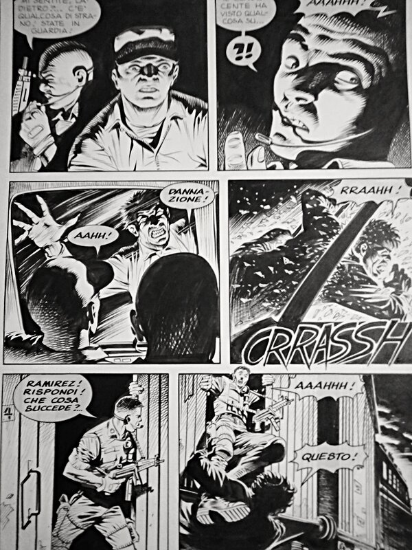 Maurizio Dotti, Mauro Boselli, Dampyr n°70 - Nel deserto di Atacama planche 45 - Comic Strip