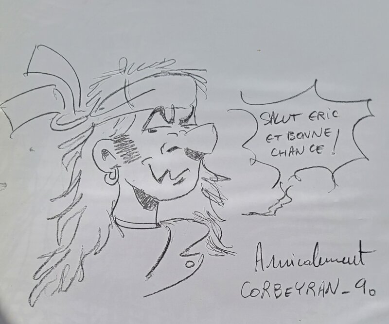 Eric Corbeyran, Les griffes du marais - Sketch