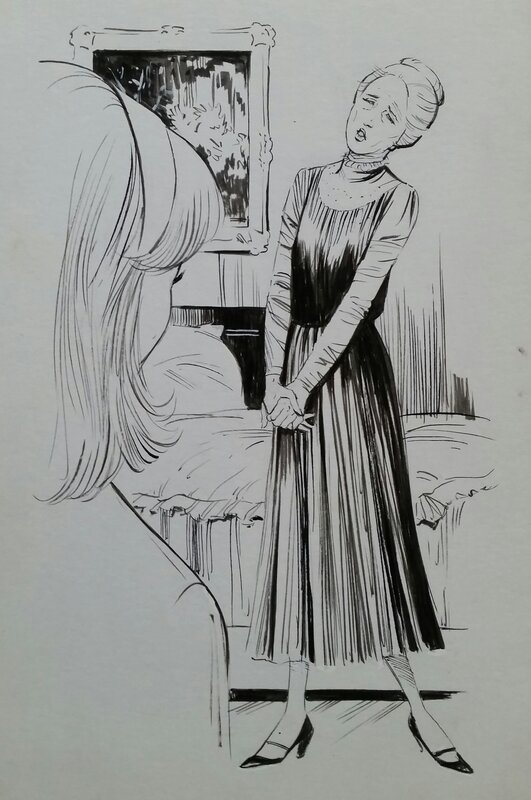 Alice by Jean Sidobre - Original Illustration