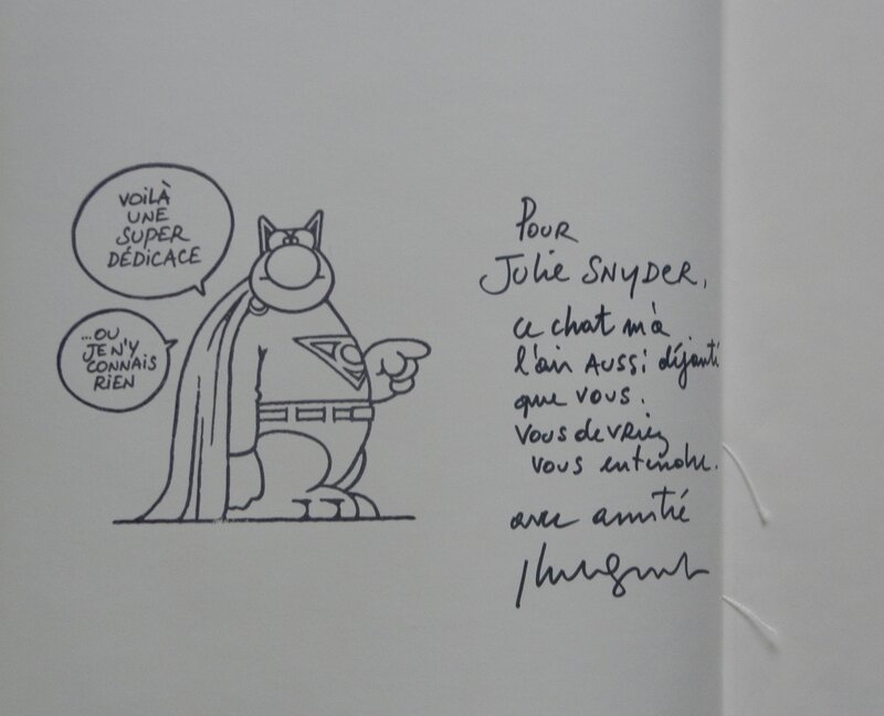 Philippe Geluck, Pour Julie Snyder... - Sketch