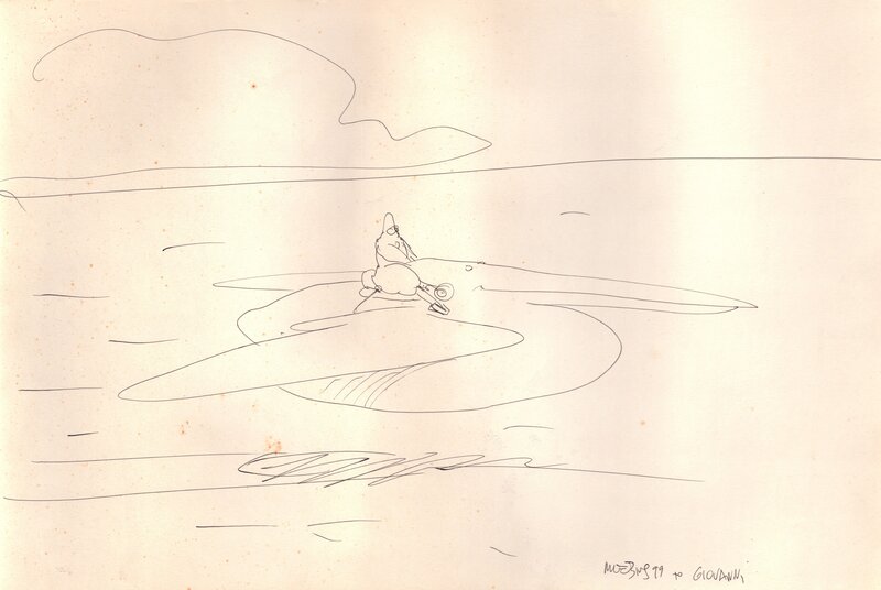 For sale - Arzach by Moebius - Sketch