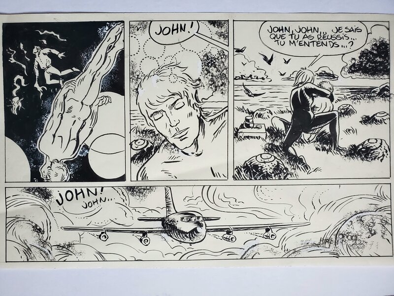 EMPRISE  T1 JOHN par Marc Rouchairoles - Planche originale