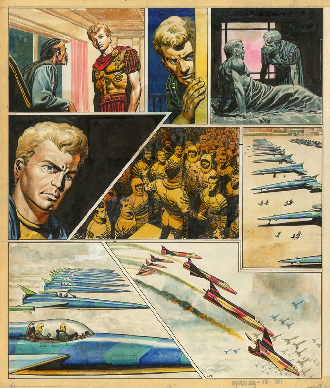 For sale - Don Lawrence, The Three Princes - Trigan - Comic Strip