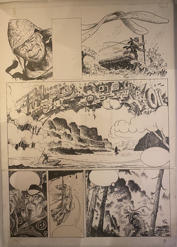 Le Singe par Milo Manara, Silverio Pisu - Planche originale