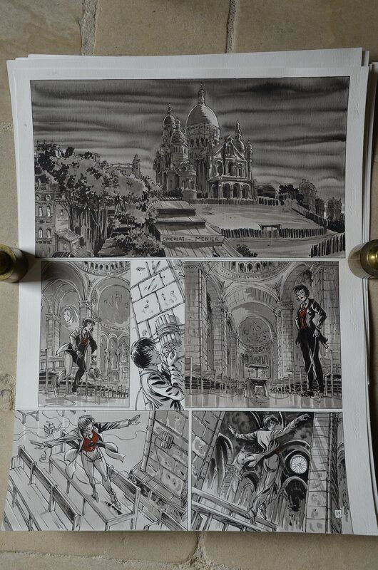 For sale - Tiburce Oger, Planche 49 tome 2 L'enfer pour aube - Comic Strip