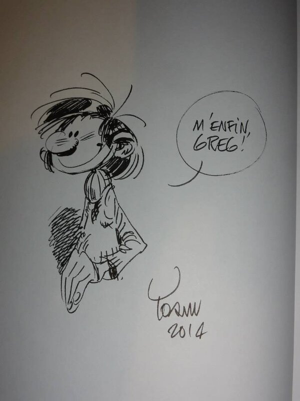 Yoann, Spirou et Fantasio - Tome 54 : Le groom de Sniper Alley - Dédicace