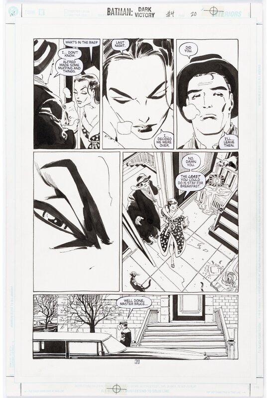 Tim Sale, Batman: Dark Victory #4 pg 20 - Planche originale